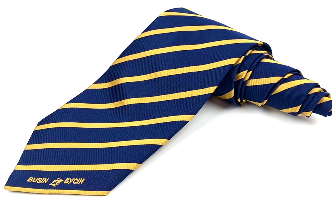 Фирменный брендированный галстук с логотипом