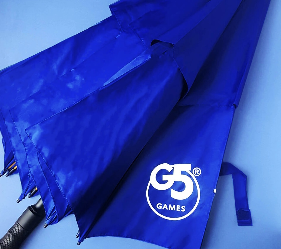 Промо зонты с логотипом и эмблемой