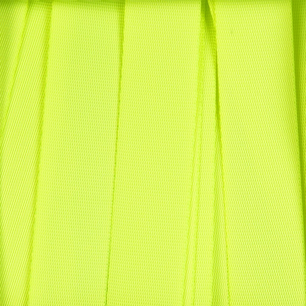 Стропа текстильная Fune 25 S, желтый неон, 50 см