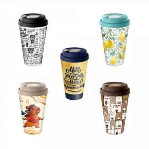 Стакан с крышкой Tumbler на заказ, S